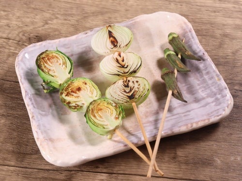 健康に気を遣う、あの常連様に食べてほしい！ヘルシーミニ野菜串！